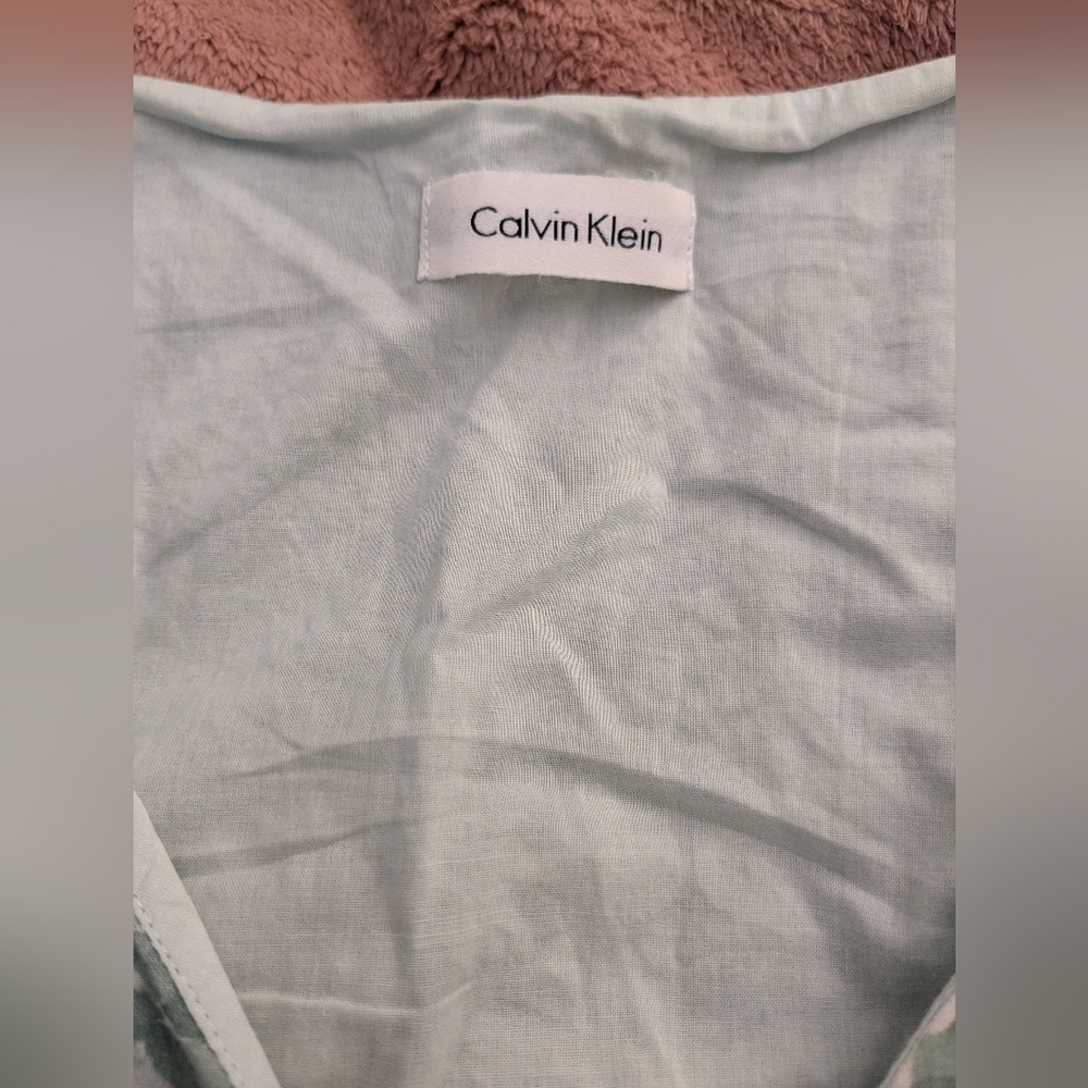Calvin Klein green cotton dress - Picture 2 of 5